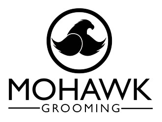 Mohawk Grooming logo design by bougalla005