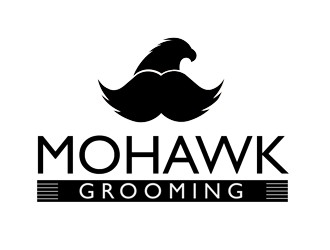 Mohawk Grooming logo design by bougalla005