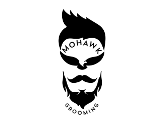 Mohawk Grooming logo design by aldesign