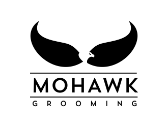 Mohawk Grooming logo design by aldesign