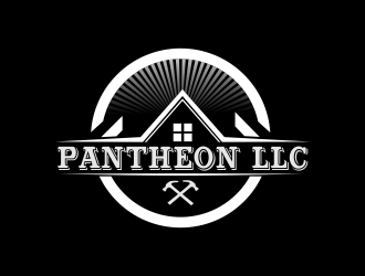 Pantheon LLC logo design by bosbejo
