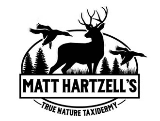 Matt Hartzell’s True Nature Taxidermy logo design by shere