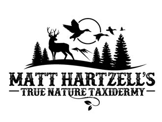 Matt Hartzell’s True Nature Taxidermy logo design by shere
