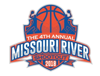 The 4th Annual Missouri River Shootout 2018 logo design by dasigns