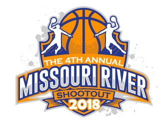 The 4th Annual Missouri River Shootout 2018 logo design by dasigns