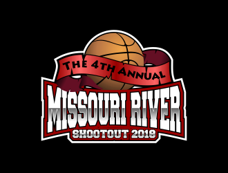 The 4th Annual Missouri River Shootout 2018 logo design by Kruger