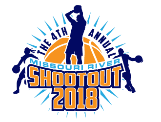 The 4th Annual Missouri River Shootout 2018 logo design by scriotx