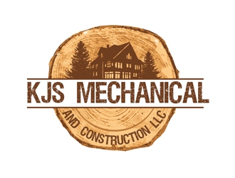 KJs Mechanical and Construction LLC logo design by DreamLogoDesign