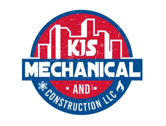 KJs Mechanical and Construction LLC logo design by DreamLogoDesign