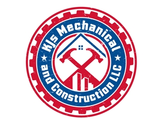 KJs Mechanical and Construction LLC logo design by DreamLogoDesign