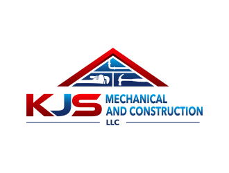 KJs Mechanical and Construction LLC logo design by ingepro