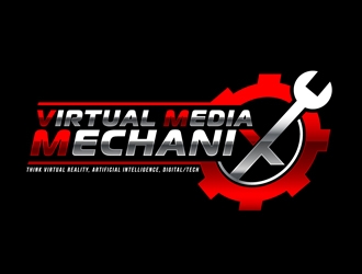 Virtual Media Mechanix logo design by DreamLogoDesign