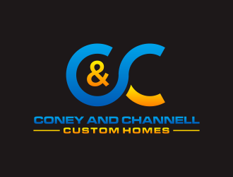 Coney and Channell custom homes  logo design by hidro