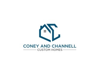Coney and Channell custom homes  logo design by narnia