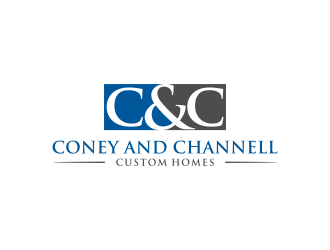 Coney and Channell custom homes  logo design by L E V A R