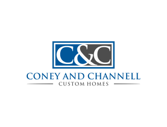 Coney and Channell custom homes  logo design by L E V A R