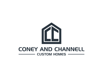 Coney and Channell custom homes  logo design by RIANW