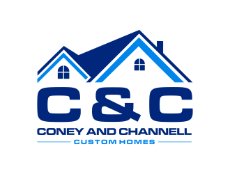 Coney and Channell custom homes  logo design by RIANW