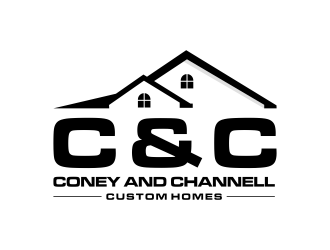 Coney and Channell custom homes  logo design by RIANW