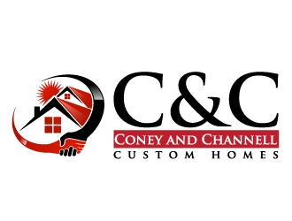 Coney and Channell custom homes  logo design by Dawnxisoul393