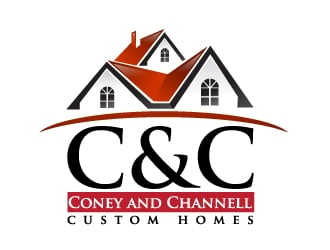 Coney and Channell custom homes  logo design by Dawnxisoul393