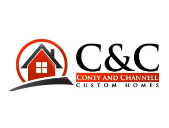 Coney and Channell custom homes  logo design by Dawnxisoul393