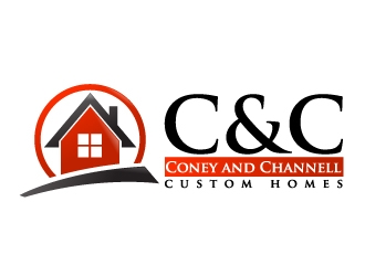 Coney and Channell custom homes  logo design by Dawnxisoul393