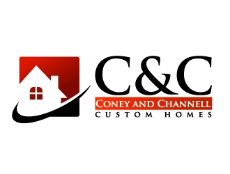 Coney and Channell custom homes  logo design by Dawnxisoul393