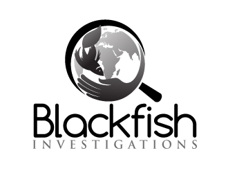 Blackfish Investigations logo design by Dawnxisoul393