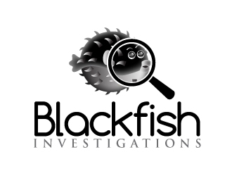Blackfish Investigations logo design by Dawnxisoul393