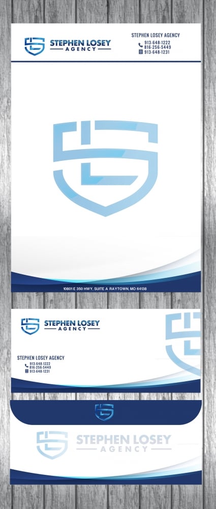 Stephen Losey Agency logo design by MastersDesigns