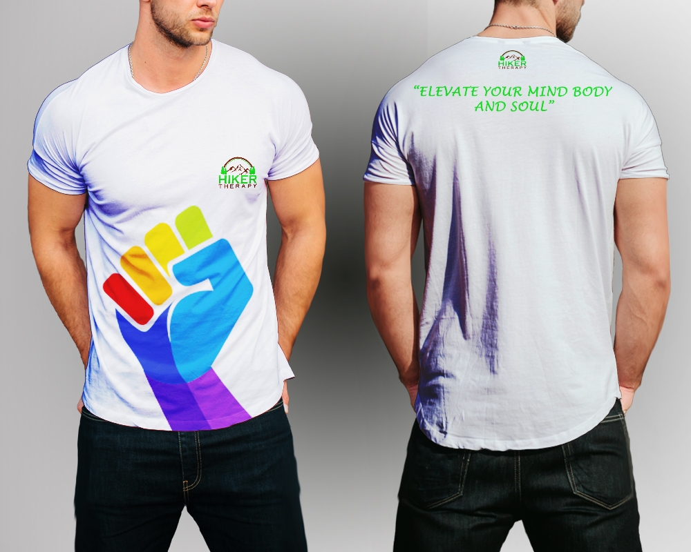 Hiker Therapy    Since 2012 logo design by MastersDesigns