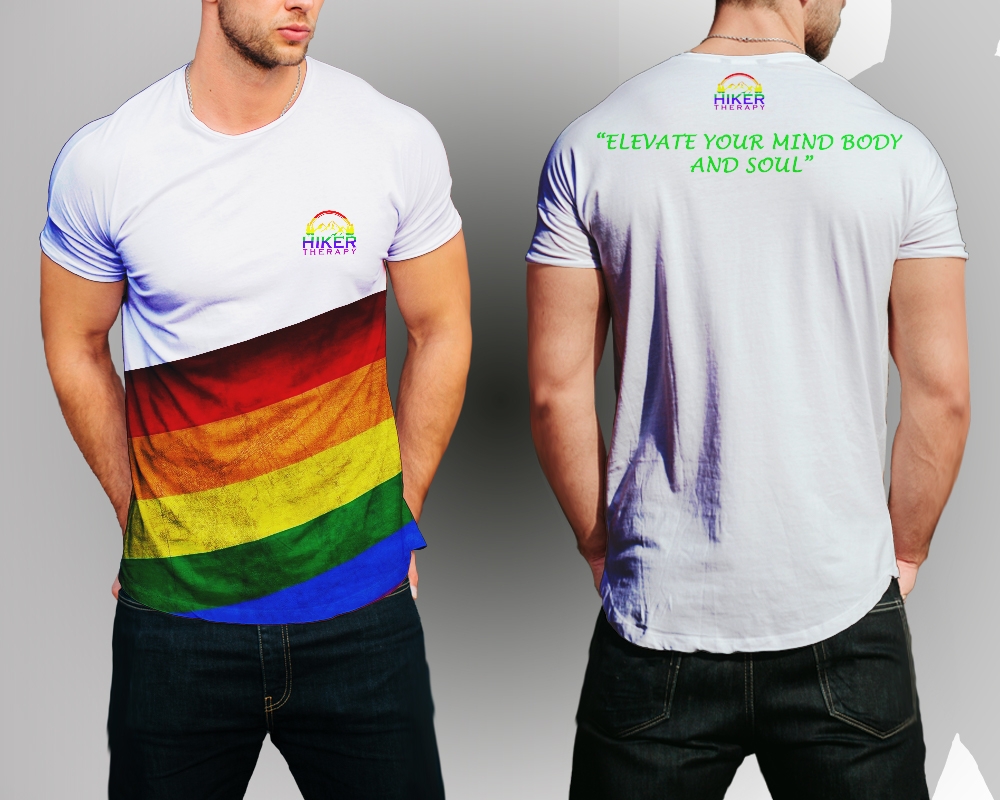 Hiker Therapy    Since 2012 logo design by MastersDesigns