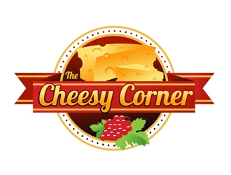 The Cheesy Corner logo design by DreamLogoDesign