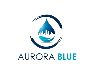 Aurora Blue, LLC logo design by tec343