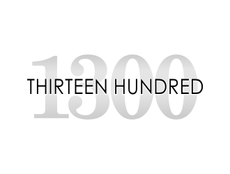 Thirteen Hundred logo design by logy_d