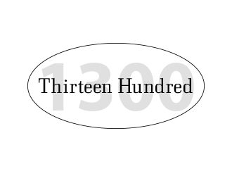 Thirteen Hundred logo design by BeDesign