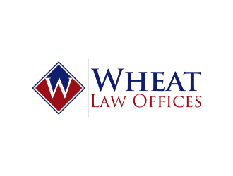 Wheat Law Offices logo design by Drago