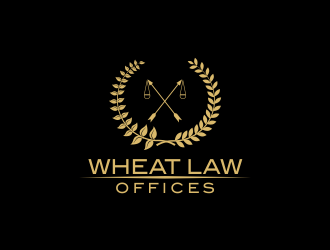 Wheat Law Offices logo design by stark