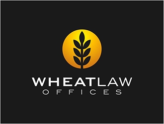 Wheat Law Offices logo design by hole