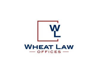 Wheat Law Offices logo design by shernievz
