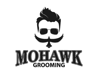 Mohawk Grooming logo design by fastsev