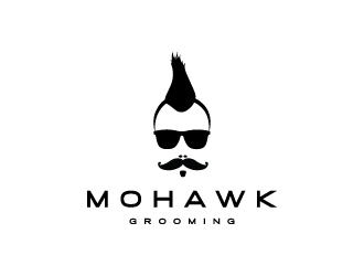 Mohawk Grooming logo design by zakdesign700