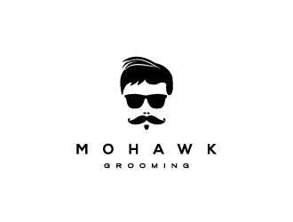 Mohawk Grooming logo design by zakdesign700