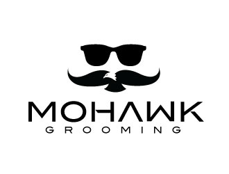 Mohawk Grooming logo design by REDCROW