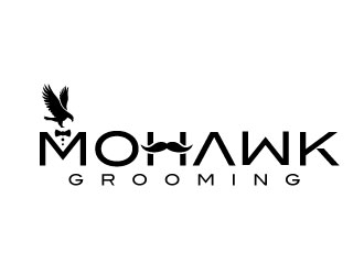 Mohawk Grooming logo design by REDCROW