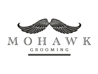 Mohawk Grooming logo design by logolady