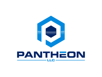 Pantheon LLC logo design by ubai popi