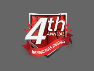 The 4th Annual Missouri River Shootout 2018 logo design by KHAI