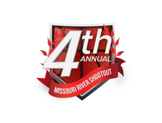 The 4th Annual Missouri River Shootout 2018 logo design by KHAI